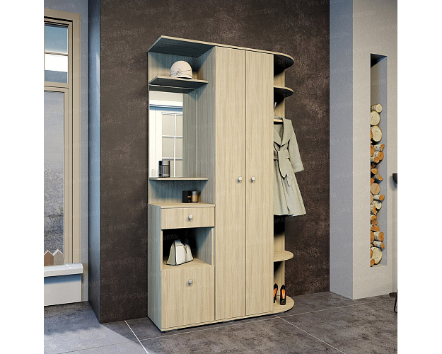 Прихожая Виза ясень шимо светлый