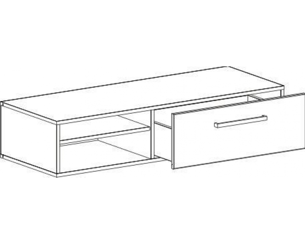 Модульная гостиная Кёльн белый аляска / белый глянец