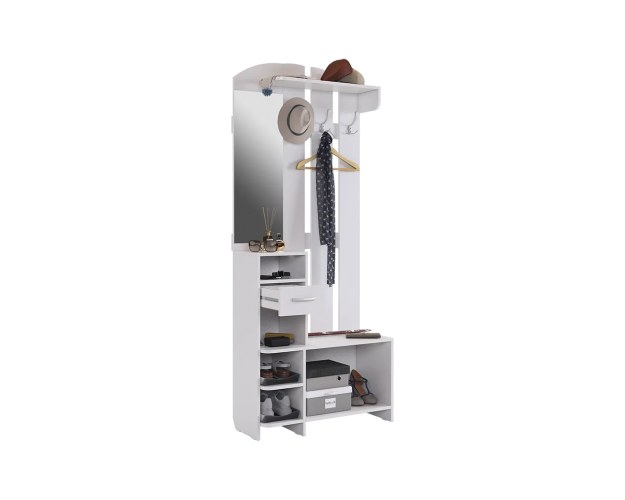 Прихожая Мила белое дерево