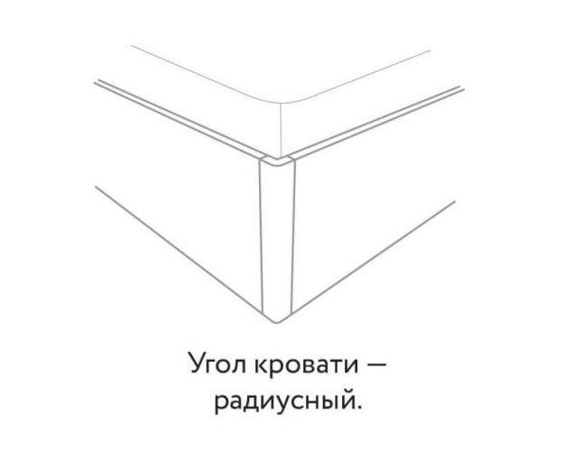 Кровать с ортопедом 1400 Милана гаскон пайн / белый лофт